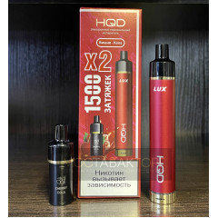 HQD LUX Ванильная Кола (устройство + 2 картриджа)